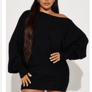 Chic Black Ribbed Sweater